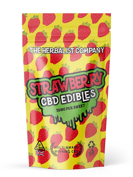 CBD Strawberry Edibles - 200mg - HighNSupply